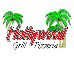 Hollywood Grill Pizzeria logo.